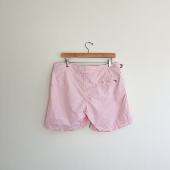 Orlebar Brown Bulldog OB Classic Swim Shorts in Pink Sand Trunks, Size 34 - Picture 5 of 16